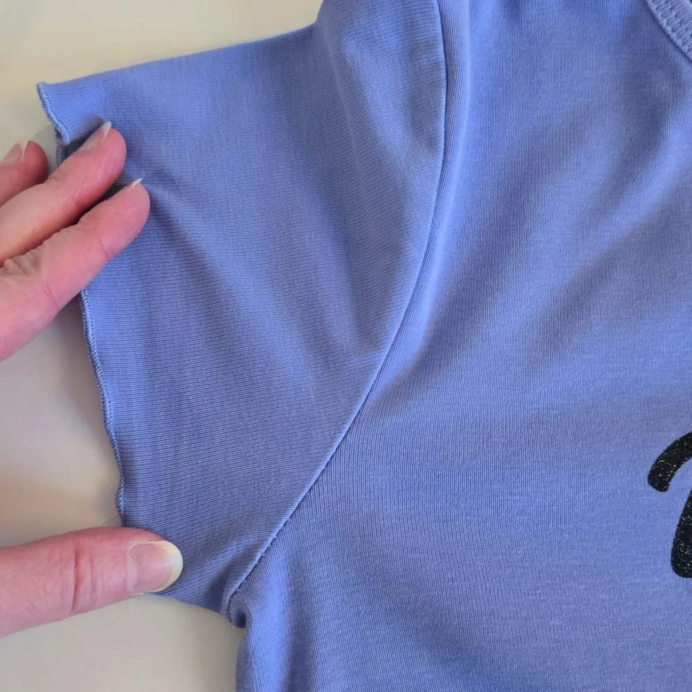 Dolls Kill Horoscopez Mind Reader Graphic Cropped Baby Tee Psychic Moon Glitter - Picture 7 of 10